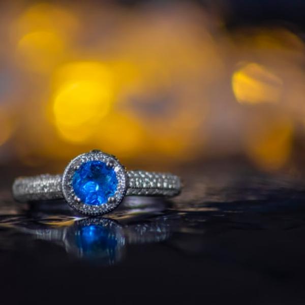 Sapphire Diamond Ring